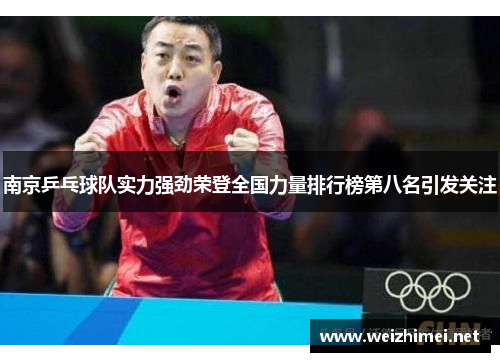 南京乒乓球队实力强劲荣登全国力量排行榜第八名引发关注
